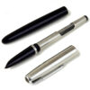 Vintage parker 51 chrome cap fountain pen  14K solid gold M nib - Clean - Image 2
