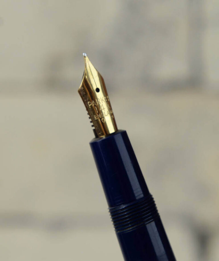 Buy Vintage parker duofold junior fountain pen with 14K gold M nib