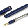 Vintage parker duofold Junior navy blue fountain pen with 14K gold M nib - Used - Image 2