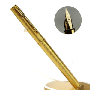 Vintage parker premier grain d'ORGE barleycorn fountain pen  with 585 M nib - Clean