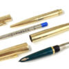 Vintage Parker 61 MK 1 fountain pen and ballpoint pen set with 14K gold M nib - Clean - Image 2