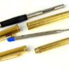 Parker 75 gold filled perle fountain pen and ballpoint set with 14K XF nib - mint - Image 2