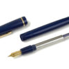 Vintage parker duofold Junior navy blue fountain pen with 14K gold M nib - Used - Image 2