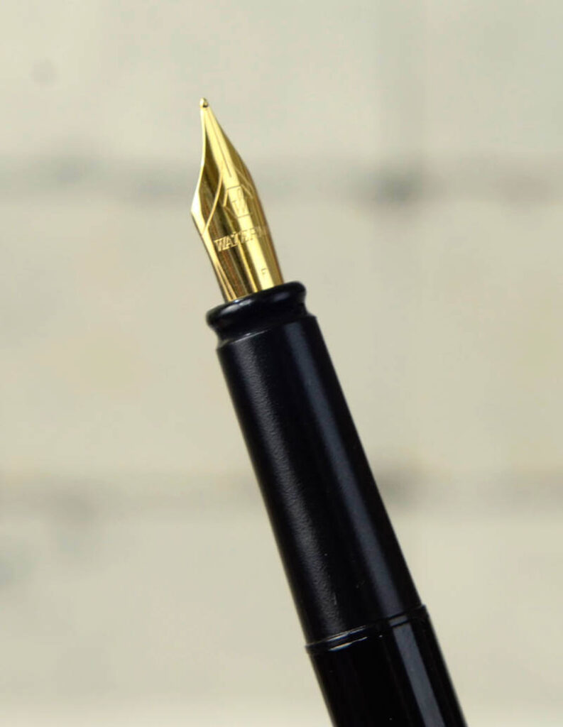 Buy Waterman phileas lacquer black fountain pen with plated F nib