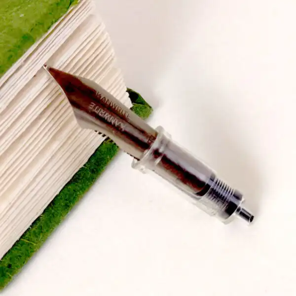 Titanium Jowo fountain pen nib unit with ultra flex fine point  - Kanwrite
