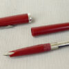 Pilot Vintage  55  fountain pen burgundy barrel -  Pilot steel nib  - Used - Image 2