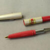 Vintage Pilot short fountain pen - plated F nib - Used - Image 2