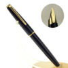 Vintage Montblanc 320 black fountain pen 14K gold F grind nib - Used