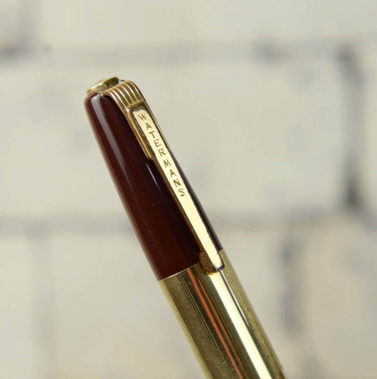 Buy vintage watermans 877 fountain pen with 14K gold M nib
