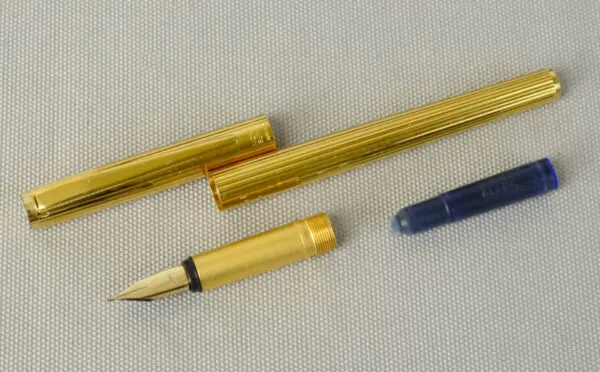 Montblanc Noblesse gold filled fountain pen 14K gold F nib - 1970 Circa Clean - Image 2