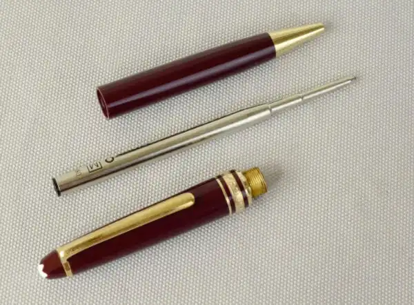 Montblanc Meisterstück Classic ballpoint pen | rare bordeaux edition | Clean - Image 2