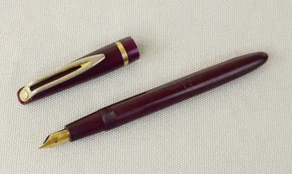 vintage watermans L2 lever filler fountain pen 14K gold M nib - Used - Image 2