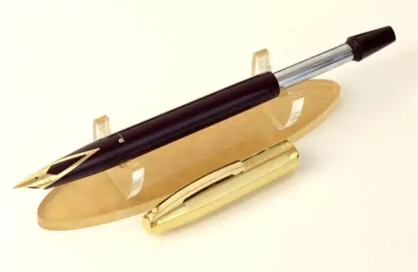 Vintage Sheaffer Imperial touchdown VIII fountain pen 14K solid gold F nib - Limited model -  Clean - Image 2