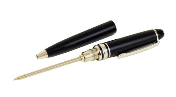 Montblanc Meisterstück mozart platinum trim mini ballpoint pen - special collection - Image 2