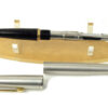 Vintage Parker 61 MARK III brushed fountain pen with 14K Gold B nib  - Clean - Image 2