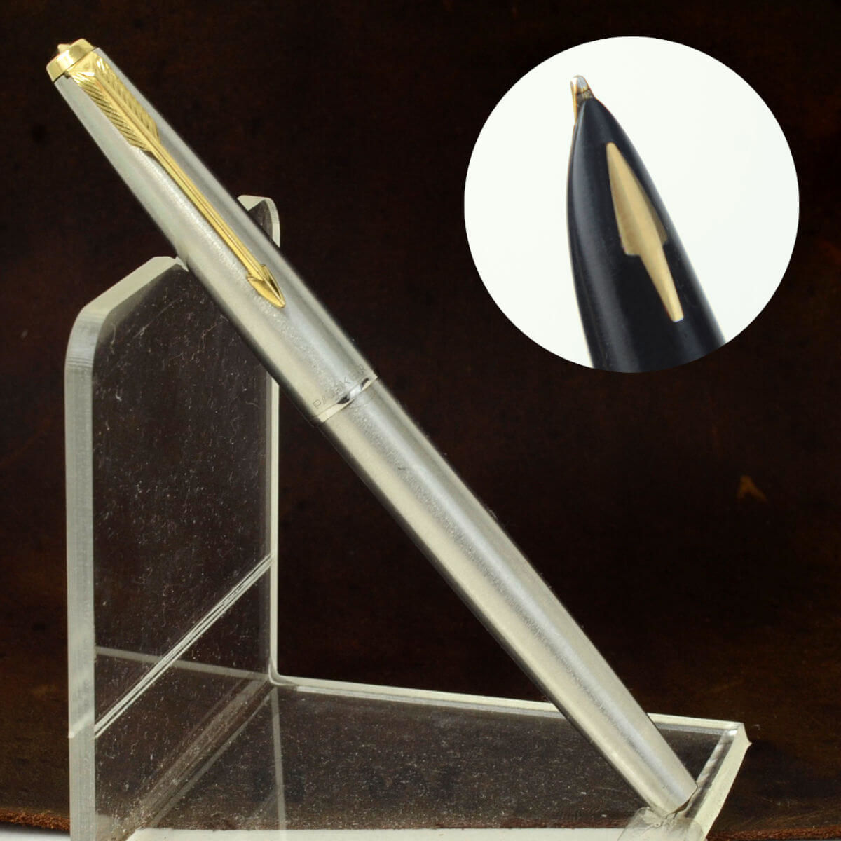 Penna stilografica Parker 61 pennino oro made in USA Fountain Pen