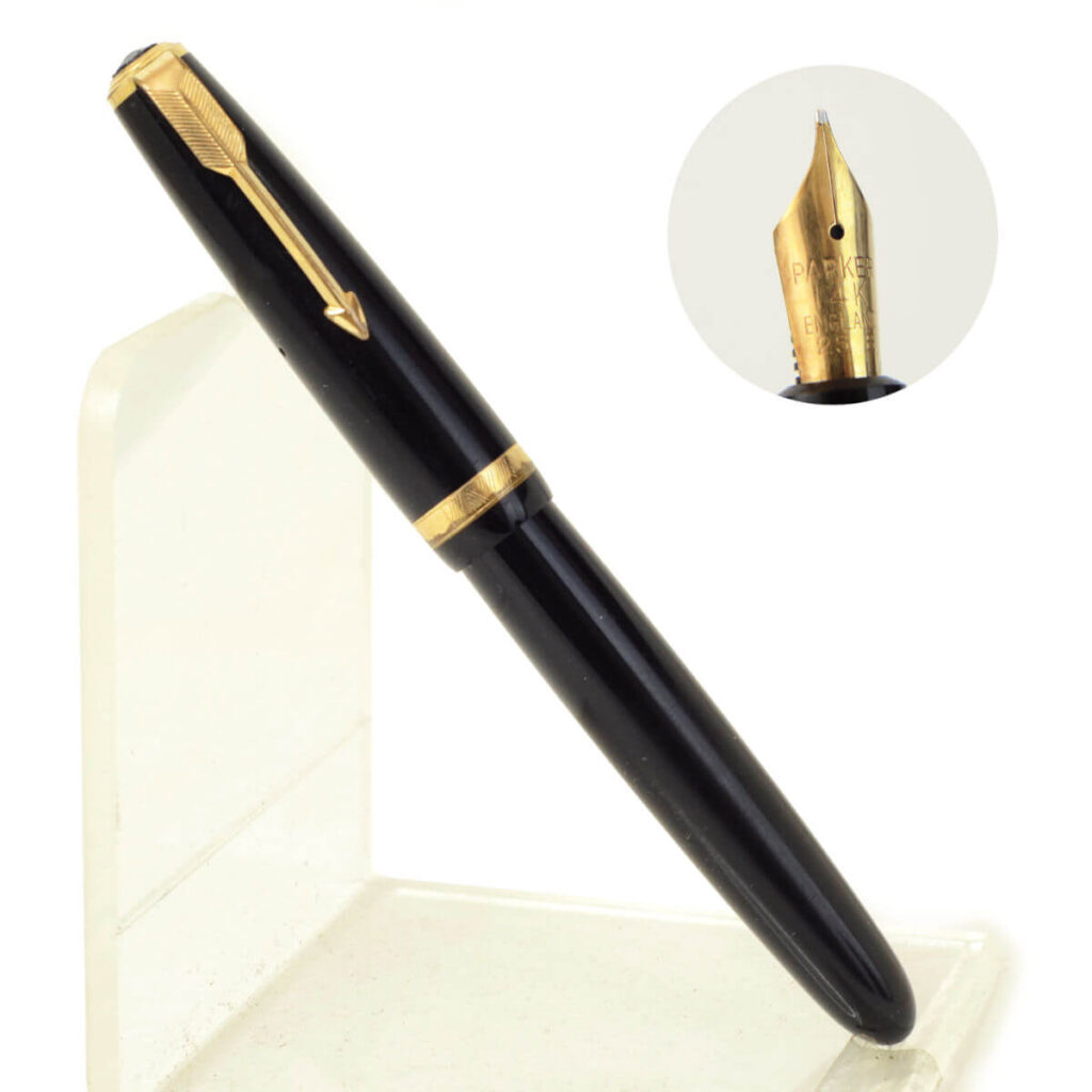 Buy parker 61 gold filled barrel fountain pen 14CT gold nib online