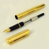 Vintage waterman torsade gold filled fountain pen - 18K solid gold M nib - Used - Image 2