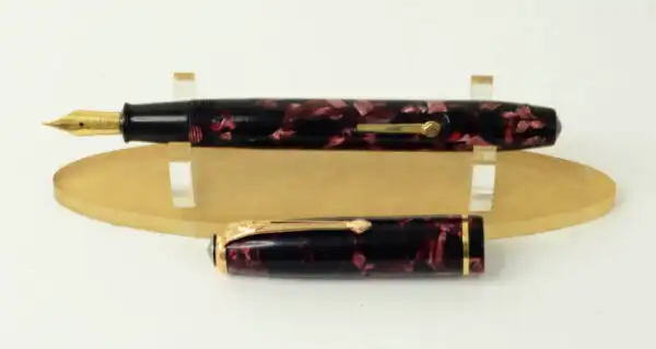 Vintage conway stewart 28 lever filler fountain pen -14K gold F flex nib - clean - Image 2