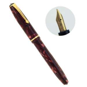 Vintage conway stewart 15 lever filler fountain pen - 14K gold flex M nib - Used