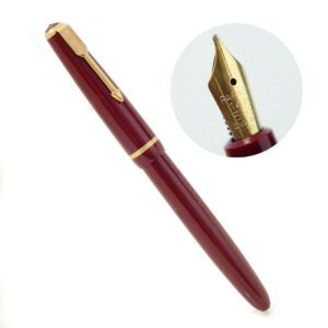 parker duofold junior burgundy fountain pen