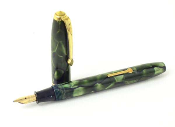 Vintage conway stewart dinkie 550 mini fountain pen - 14K gold flex B nib - Image 2