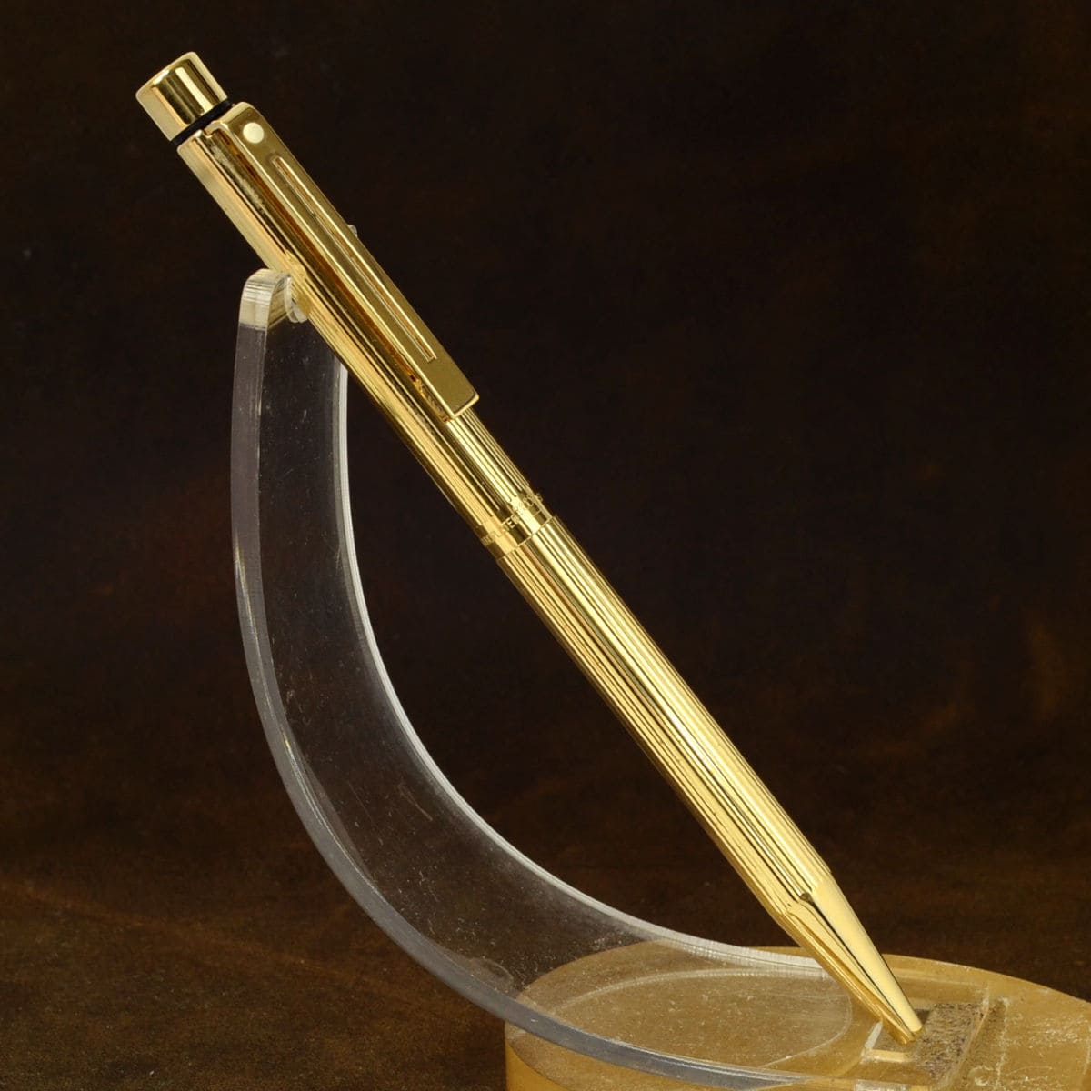 Vintage sheaffer targa 1005 gold filled ballpoint pen  – Mint