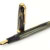 vintage watermans W5 striated fountain pen 14K gold M nib - Rare - Image 2