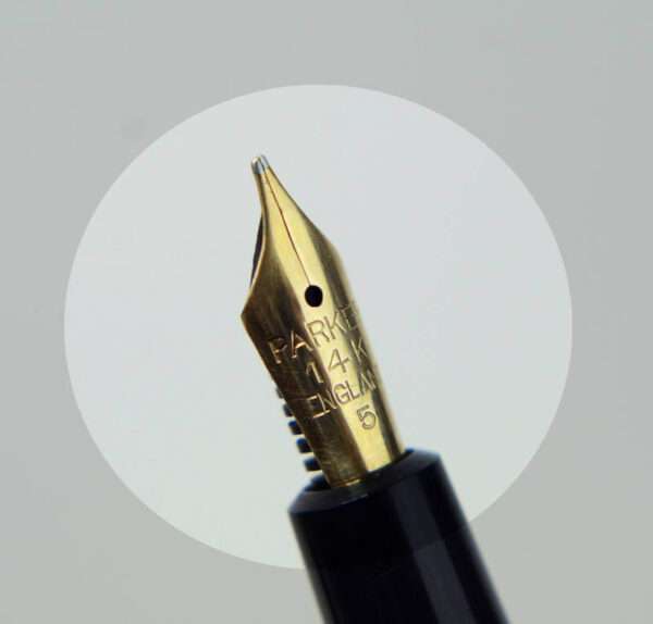 Buy Parker slimfold black fountain pen with 14K gold flex M nib