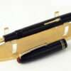 vintage watermans W2 lever filler black fountain pen 14K gold F nib - Used - Image 2