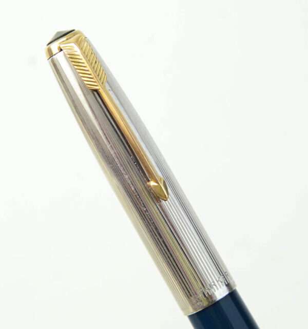 Buy Vintage parker 51 teal barrel fountain pen 14K gold M nib