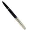 Vintage parker 51 chrome cap fountain pen 14K solid gold M nib - Used - Image 2