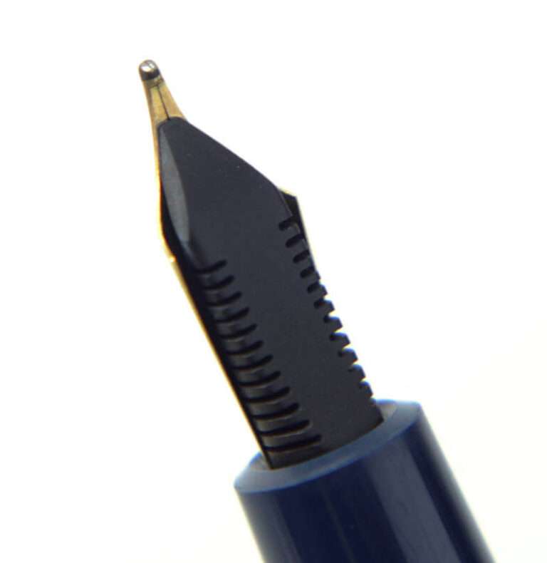 Buy Vintage parker duofold junior navy blue fountain pen gold M nib