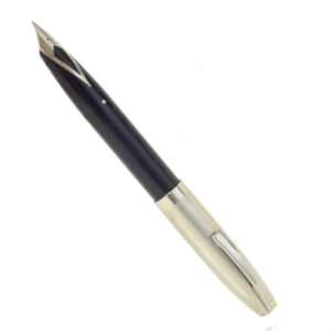 vintage sheaffer PFM-II-silver-black-barrel-fountain-pen