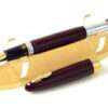 Vintage Sheaffer tuckaway admiral fountain pen with 14K solid gold inlaid F nib  - Rare find - Image 2