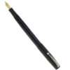 Vintage swan self filler fountain pen with 14C solid gold calligraphy nib - Used - Image 2