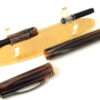 Kanwrite Desire Noir sea stone converter fountain pen  - 4 PVD black flex nib options - Image 2