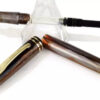 Kanwrite Desire pearl maroon marble fountain pen  - 4 dualtone ultra flex nib options - Image 2