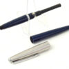 Vintage parker 45 navy barrel fountain pen with semi hooded steel F nib  - Used - Image 2