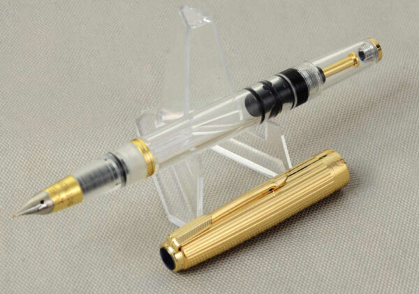 wing sung 601a GP Vac filler demonstrator barrel fountain pen with F nib - Brand new - Image 2