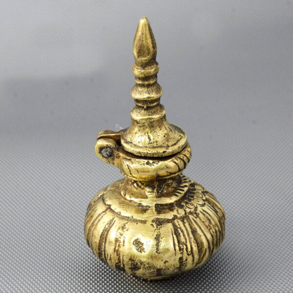 Antique brass inkwell  - 1980 antique - Rare Collectible