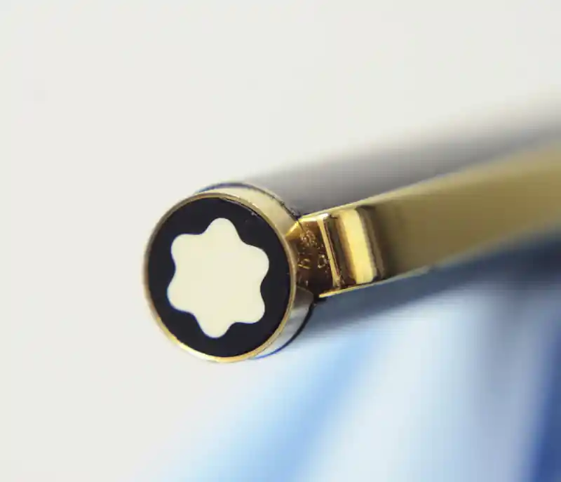 montblanc noblesse slimline grey gun metal fountain pen