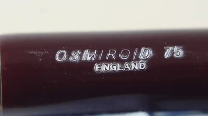 osmiroid 75 fountain pen gold plated F nib