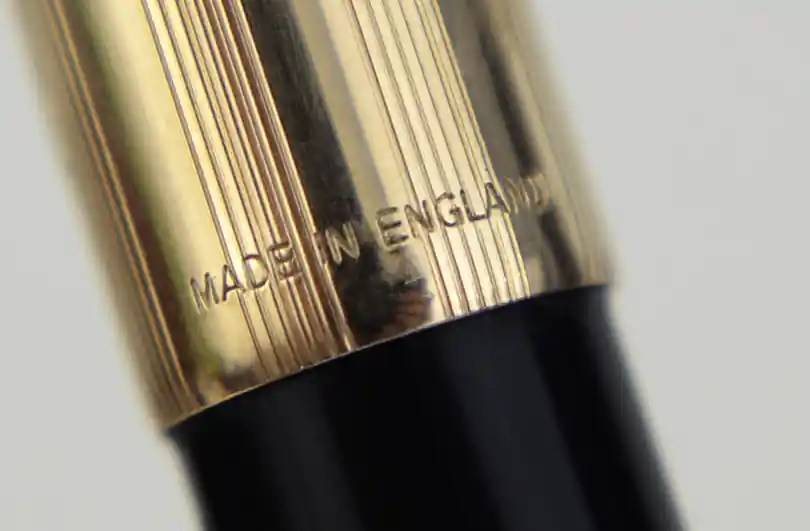 parker 65 black barrel fountain pen 14k gold nib