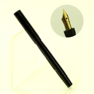 Vintage swan minor self filler fountain pen with 14C solid gold Broad nib - Used