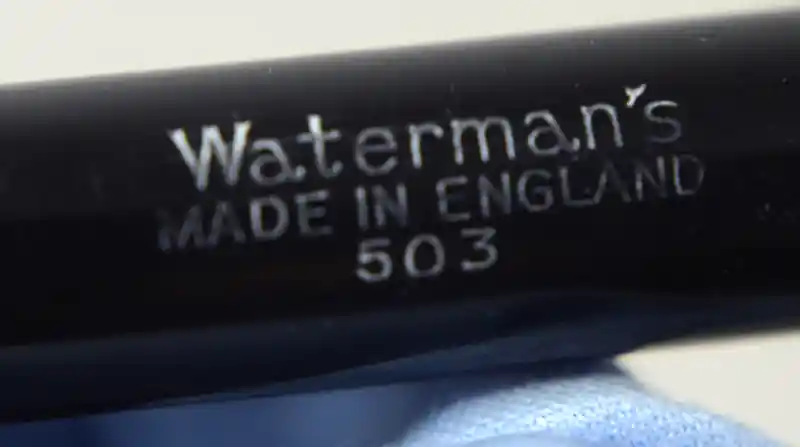 watermans lever filler 503 fountain pen 14C solid gold nib