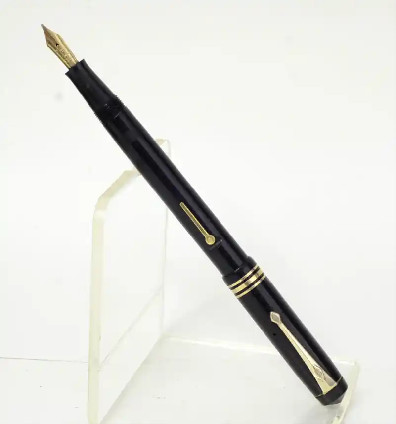 conway stewart 388 black barrel fountain pen