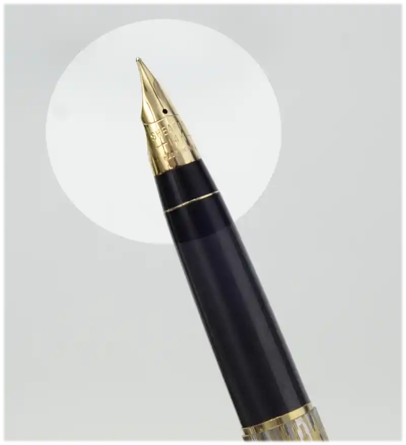lady sheaffer 923 chevron barrel fountain pen