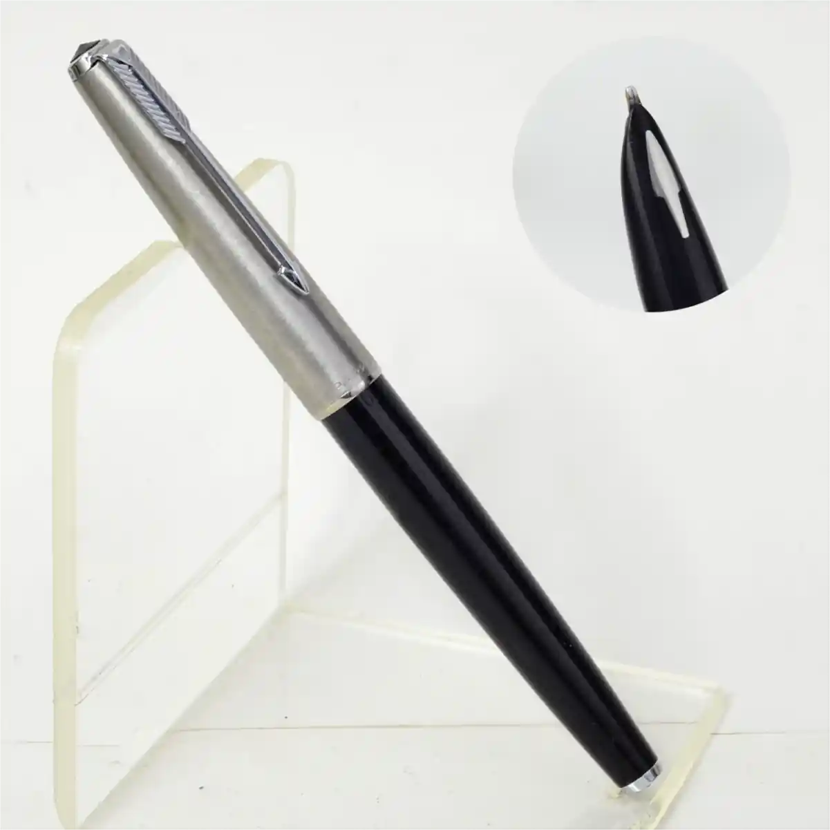 Vintage Parker 61 MK II capillary filler fountain pen with 14K Gold B nib - Used 6 parker 51 capillary fountain pen