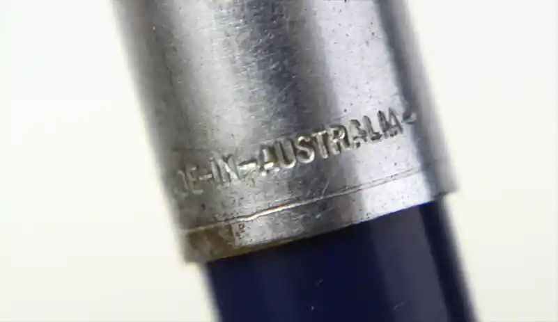 sheaffer 440 navy blue barrel fountain pen